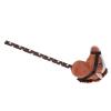 ciciglow Hobby Horse, 70cm, Toy on a Stick with Real Galloping and Neighing Sounds, Stick Animal for Toddlers (Dark Brown) view 4