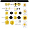 14pcs Sunflowers Bees Paper Fan Decors Kids Craft Activity Set for Family Celebration Gatherings User Friendly Party Supplies view 3