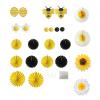 14pcs Sunflowers Bees Paper Fan Decors Kids Craft Activity Set for Family Celebration Gatherings User Friendly Party Supplies view 4