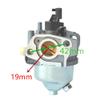 19mm Mower Carburetor No Choke Fit for 1P70F 1P70 1P75F 1P75 196CC view 2