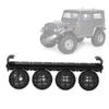 5V 22MM Large RC Car Roof Lights Bar LED Lamp, RGT 110/ RC 136100 Crawler Car Upgraded Accessories, 4 LED Chips with Metal Plastic Construction, Installation for Enhanced Night Vi view 2
