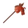ciciglow Hobby Horse, 70cm, Toy on a Stick with Real Galloping and Neighing Sounds, Stick Animal for Toddlers (Deep Brown) view 2
