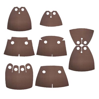 BASEPLATES Building Block Figure Accessory Brown Cape (Cape 15 Set)