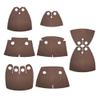 BASEPLATES Building Block Figure Accessory Brown Cape (Cape 15 Set) view 1
