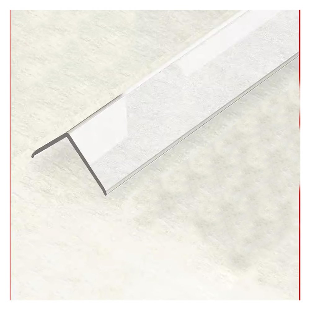Clear Plastic Child Safety Edge Corner Protector, Wall Corner Guards for Skirting Board and Door Frame, Transparent Bumper for Sharp Edges Protection