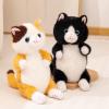 Karoeiwa Realistic Black Cat Plush 8.5 inch Small Size Cute Kitten Kitty Stuffed Animal Ultra Soft Plushies Toys Kawaii Gifts for Kids Adults view 3