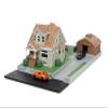 Jada Toys Fast & Furious Dom Toretto House with Garage and 2 Nano Vehicles, Diorama in 360 Scale, Includes Dodge Charger and Toyota Supra, Metal Model for Fans from 8 Years (9333668314R00) view 3