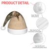 ZGHQHCDRH Free Whitetail Deer Print Christmas Hat For Kids Perfect For Family Photos, Xmas Party Decorations view 4