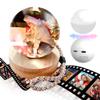 2.7" Custom Crystal Ball Video Player,Memory Sphere Ornament, Memory Orb Custom Video Sphere, Personalized Uploadable Videos & Photos, USB Rechargeable Crystal Ball Video Player for Gifts(White) view 1
