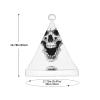 ZGHQHCDRH Horror Skull Print Christmas Hat For Kids Perfect For Family Photos, Xmas Party Decorations view 3
