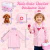 Girl Toys Doctor Kit for Toddlers 3-5 with Plush Dog, 39 PCS Kids Vet Play Set with Heartbeat Sound Stethoscope & Dress Up Toddler Doctor Costume & Hat, Pretend Play Pet Vet Toy for Girls Gifts view 3