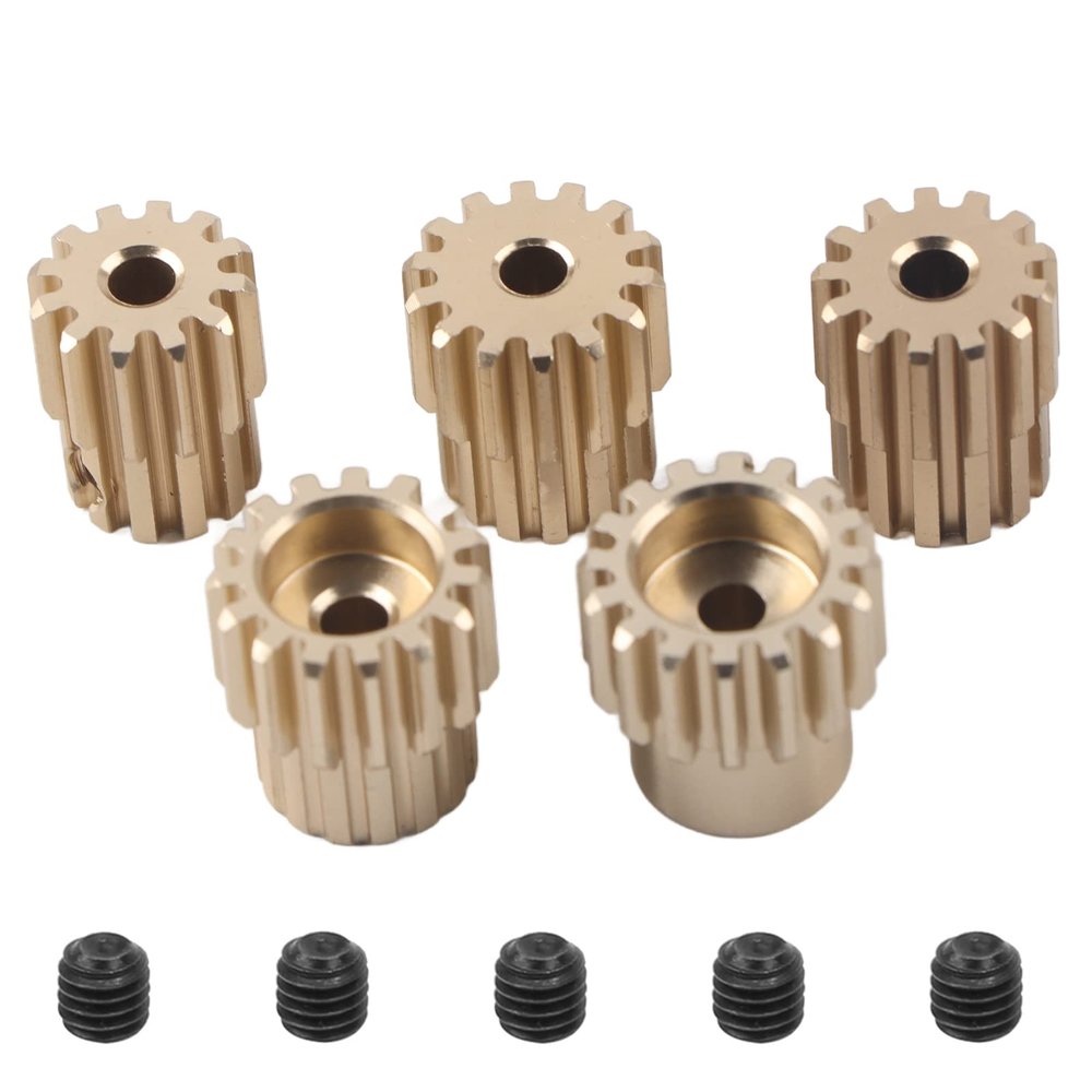 32P Pinion Gear Set, Motor Gears Kit for RC Car, 7075 Aluminum Alloy Gear Set with 12T 16T, Performance RC Accessories for 110/ RC Drift Racer Brushless Motor, 3175mm. Shaft