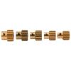 32P Pinion Gear Set, Motor Gears Kit for RC Car, 7075 Aluminum Alloy Gear Set with 12T 16T, Performance RC Accessories for 110/ RC Drift Racer Brushless Motor, 3175mm. Shaft view 2