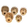 32P Pinion Gear Set, Motor Gears Kit for RC Car, 7075 Aluminum Alloy Gear Set with 12T 16T, Performance RC Accessories for 110/ RC Drift Racer Brushless Motor, 3175mm. Shaft view 3