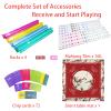 American Mahjong Game Set, Portable Carrying Bag,Acrylic 160 Tiles,Western Mahjong Tiles Set,Complete Ma Jong Set view 4
