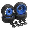 1/10 RC Short Course Truck Set Multi-Purpose Super Wear-Resistant Rubber Tires 12/14/17mm Removable Hex for All Brands 1/10 RC Off-Road Vehicle OEM Parts & DIY More RC cars / 4PCS (T130 Blue) view 3