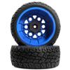1/10 RC Short Course Truck Set Multi-Purpose Super Wear-Resistant Rubber Tires 12/14/17mm Removable Hex for All Brands 1/10 RC Off-Road Vehicle OEM Parts & DIY More RC cars / 4PCS (T130 Blue) view 4
