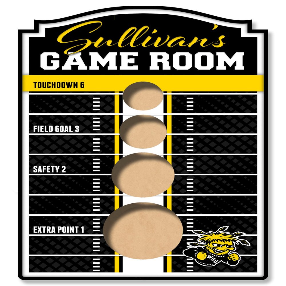 Fan Creations NCAA Wichita State Shockers Brightline Wall Bean Bag Toss