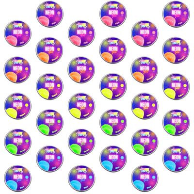 Goody Putty Neon Glitter Fidgety Putty Toy for Kids Mini Size Putty (6 Sets (30 Tins))