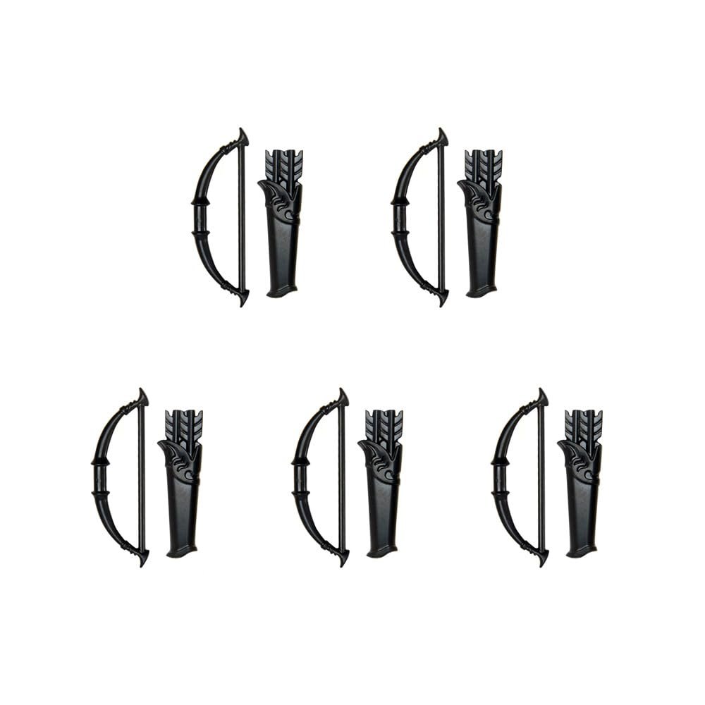 Building Block Weapon Accessory Bow and Corssbow (5 Sets)