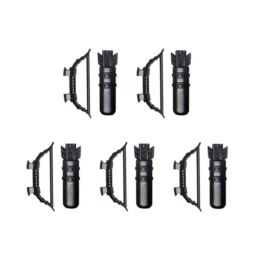 Building Block Weapon Accessory Bow and Corssbow (5 Sets)
