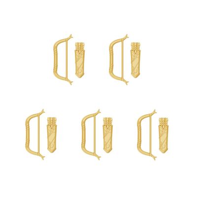 Building Block Weapon Accessory Bow and Corssbow (5 Sets)