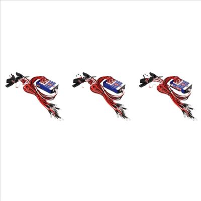 Compatible with Yokomo for Tamiya for HSP for HPI for AXIAL 3X 12 1/10 RC Car Parts Lighting Kit Steering Brake Flash Light RC Assortment