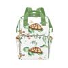YallLocoMo Personalized Diaper Bag Backpack Gift Ocean Underwater Creature Sea Turtle Convenient and Durable: Waterproof Multi-Compartment Nappy Bag view 1
