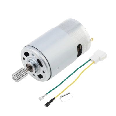 10 Teeth RS550 DC Motor 12V/24V 12000/18000/4000rpm High Speed Electric Motor Kids Ride On Car SUV Parts for Remote Control Car(40000RPM FINE Teeth_12V)