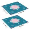 31.5 Inch Mahjong Mat for Table Foldable Anti-Slip Waterproof Game Cloth with Rules for Poker Dominoes Board Games (G 23.6 inch) view 2
