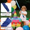 2pcs 76cm/29.92in Pinata Sticks, Include Blindfold, Rope and Confetti, Unbreakable Pinata Stick Accessories for Kids Adults Can Have Fun at Any Party (Blue) view 4