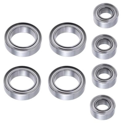Compatible with WLtoys for A949 A959 A969 A979 A959-B A969-B 1/18 RC Cars Replacement 8PCS Ball Bearings Set 4x8x3mm 8x12x3.5mm RC Accessory