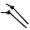 RC Car Drive shafts Compatible with RGT EX86100 86100 86110 FTX5579 1/10 RC Crawler Car Upgrade Parts Accessories 2pcs Metal Front Drive Shaft CVD view 2