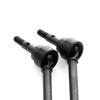 RC Car Drive shafts Compatible with RGT EX86100 86100 86110 FTX5579 1/10 RC Crawler Car Upgrade Parts Accessories 2pcs Metal Front Drive Shaft CVD view 4