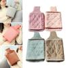 2L Hot Water Bottle Cover Cold-Proof Warm Insulated Cover Hand & Feet Warmer Explosion-Proof Water Bottle Cover for Hot Water -Pink view 3