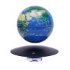 6" Floating Globe Lamp - Golden UFO Style Anti-Gravity 360 Rotating World Map with LED Light, Educational Magnetic Levitating Desk Decor for Office, Gift for Adults & Students view 1