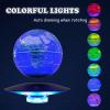 6" Floating Globe Lamp - Golden UFO Style Anti-Gravity 360 Rotating World Map with LED Light, Educational Magnetic Levitating Desk Decor for Office, Gift for Adults & Students view 4