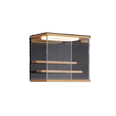 Acrylic Display Case for Figure,Display Stand Dustproof Display Box for Collectibles Doll Toy Storage(30x18.5x26.5cm)