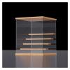 Acrylic Display Case for Figure,Display Stand Dustproof Display Box for Collectibles Doll Toy Storage(30x18.5x26.5cm) view 3