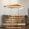 Acrylic Wooden Tape Storage Box Display Stand Dustproof Multi-Layer Cabinet with Door Desktop Organizer Simple Doll Display Cabinet(I.L:320mm W:260mm H:304mm LED) view 4