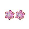 3.6 * 3.6cm Bohemian Flower Earrings For Women,pink,3.6 * 3.6cm view 1