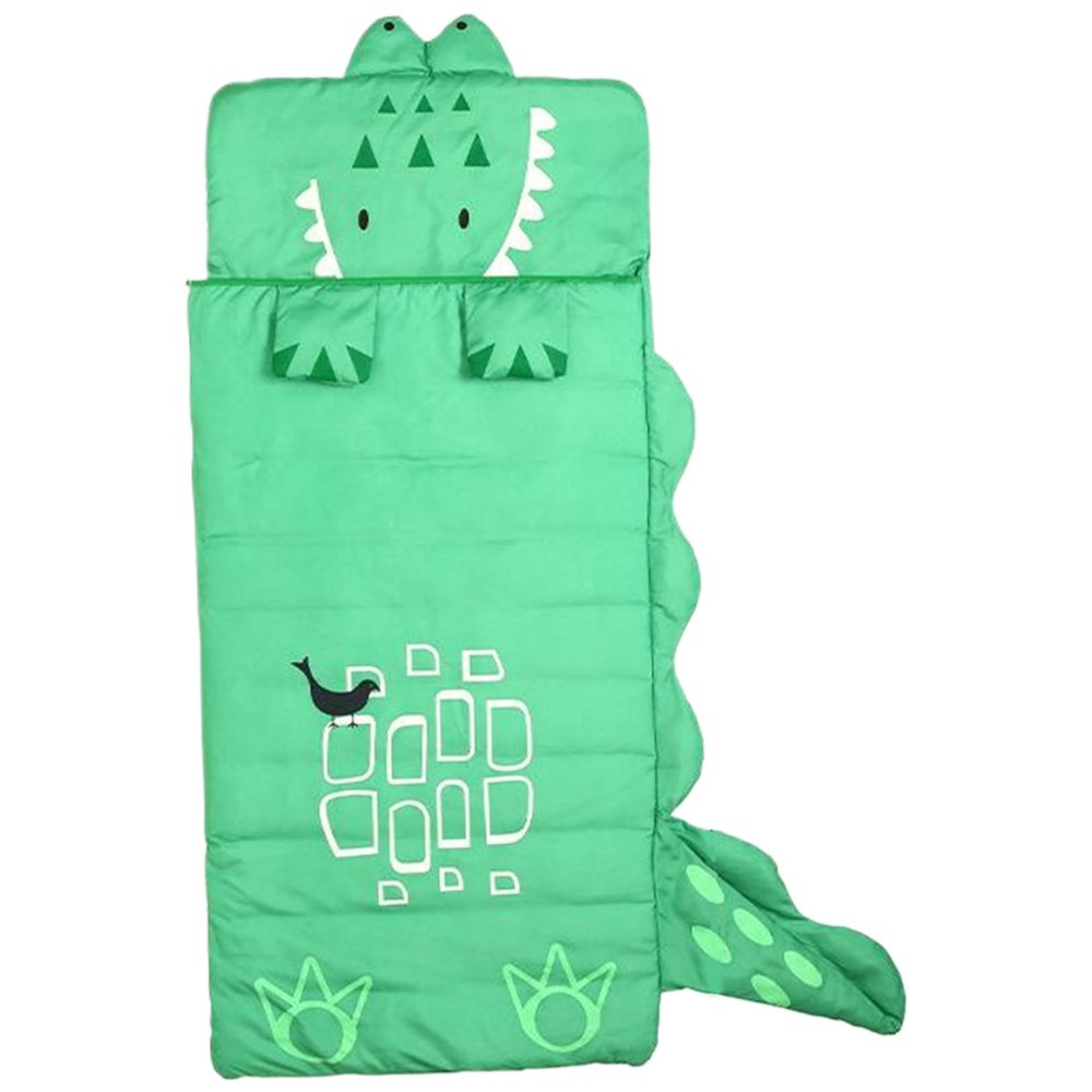 Kids Sleep Bag, 62.99x23.62 inch Cartoon Dinosaur Nap Mat, Cozy Sleeping Bag for Boys and Girls, Children's Cartoon Sleeping