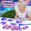 24 Pack Galaxy Slime Party Favors, Non-Sticky, Stress Relief Treasure Box for Classroom Prizes Party Supplies, Student Gifts Goodie Bags Stocking Stuffers for Kids Boys Girls view 4