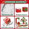 180PCS Magnetic Blocks - Christmas Magnetic Building Blocks Set for Kids  STEM Sensory Magnetic Cubes Tiles Building Toys for Boys Girls Toddlers Ages 3 4 5 6 7 8-12, Xmas Gifts & Stocking Stuffers view 3