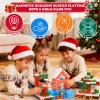 180PCS Magnetic Blocks - Christmas Magnetic Building Blocks Set for Kids  STEM Sensory Magnetic Cubes Tiles Building Toys for Boys Girls Toddlers Ages 3 4 5 6 7 8-12, Xmas Gifts & Stocking Stuffers view 4