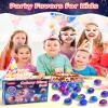 24 Pack Galaxy Slime Party Favors, Non-Sticky, Stress Relief Treasure Box Toys for Classroom Prizes Party Supplies, Student Gifts Goodie Bags Stocking Stuffers for Kids Boys Girls view 2