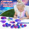 24 Pack Galaxy Slime Party Favors, Non-Sticky, Stress Relief Treasure Box Toys for Classroom Prizes Party Supplies, Student Gifts Goodie Bags Stocking Stuffers for Kids Boys Girls view 4
