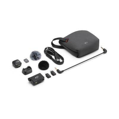 YILIANDE for Audio with Stable Transmission for MIC mini Transmitter/Receiver Two-Level Active Noise Cancelling(MIC mini 1TX 1RX-L)