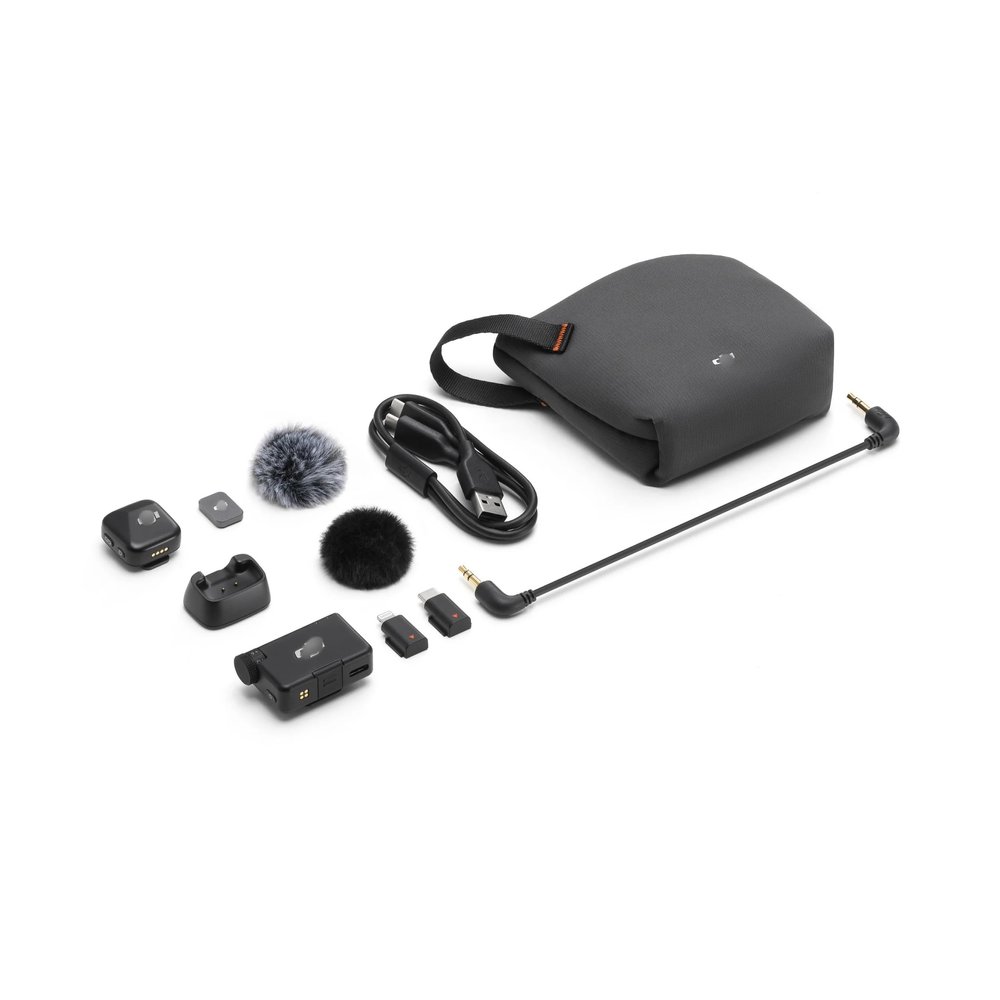 YILIANDE for Audio with Stable Transmission for MIC mini Transmitter/Receiver Two-Level Active Noise Cancelling(MIC mini 1TX 1RX-L)