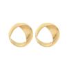 4.6 * 4.6cm Retro Hollowed Out Circular Oval Earrings,silvery,4.6 * 4.6cm view 2